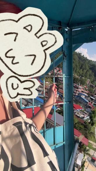 最近博卡拉坐夺命摩天轮的视频火了…我给大家看看第一视角#尼泊尔#博卡拉 #迪士尼 #博卡拉迪士尼