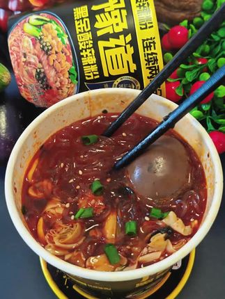 纯红薯制作的#酸辣粉 #速食美食 #强烈推荐
