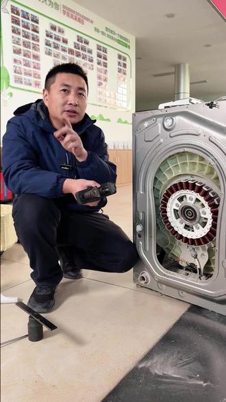 海尔水晶滚筒洗衣机,内桶回装方法分享 #金娜管家新媒体智慧家政 #海尔水晶滚筒洗衣机全拆清洗 #家电清洗维修正规学校 #家政 #金娜管家