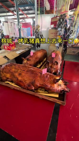 槟城当地华人为拜天公节庆日这一天,所准备的烤乳猪祭品。第一次见到这么多只烤乳猪,可见这一天对当地华人有多重要。节日的传承对一代又一代华人,起到了纽带的作用。即使已经扎根海外,但对故乡地思念确始终不曾遗忘。