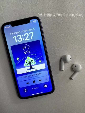 “无人弹奏十九日极夜 从此我囚于永夜”#囚于永夜by麦香鸡呢 #迟述 图片提供:@春水图