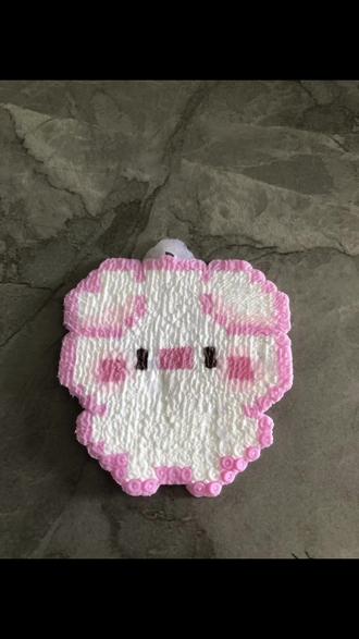 好可爱的猪猪#萌萌拼豆 #可爱拼豆图案
