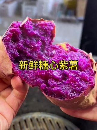 #新鲜糖心紫薯 #紫薯 #紫薯 #糖心紫薯 #紫薯 新鲜糖心紫薯