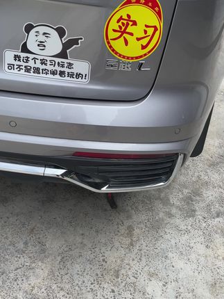 我这个实习标志可不是闹着玩的#车贴 #新手上路 #慌得一批 #汽车好物