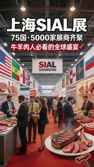 5000家展商齐聚上海SIAL展,牛羊肉人必看的全球盛宴 家人们!今天肉联行带你们逛上海西雅国际食品展,全球三大食品展之一,就在上海新国际博览中心!
20 万平展厅,75 个国家 5000 + 展商,生鲜冷冻肉是重头戏!阿根廷、巴西、乌拉圭的草饲牛肉,美国高品质冷冻肉,比利时冷鲜猪肉,还有欧洲火腿、东南亚禽畜产品,全在这!
肉联行现场对接优质货源,帮咱们行业伙伴找好肉、卖好价!想知道哪家展商的牛肉最香?评论区扣 1,下期带你们直击现场! #西雅展上海 #肉联行 #进口牛肉 #上热门🔥 @DOU+小助手 @卫仁牛羊肉源头服务