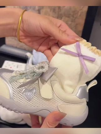 女童袜子100%纯棉公主袜夏季薄款网眼无骨吸汗透气日系花边蝴蝶结#袜子 #夏季袜子 #公主袜 #蝴蝶结袜子 #日系袜子