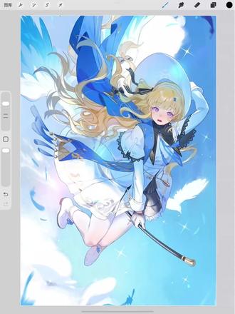 原来拼图效果是用笔刷扫出来的❓ #procreate #procreate教程 #画画 #新手学画画 #笔刷