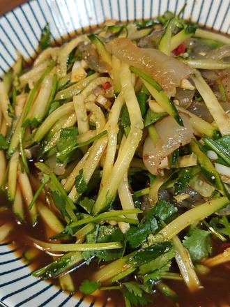 经典中式凉菜-凉拌海蜇 有手就会,下酒佳品#凉拌海蜇 #海蜇 #凉拌菜 #下酒菜 #抖音趣胃计划