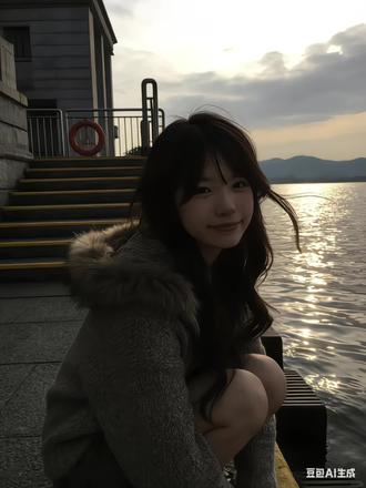 海边落日氛围感写真指令教程来啦!#豆包ai #豆包出大片有两把刷子 #海边落日氛围感 #豆包p图 #爆改