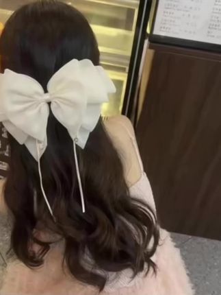 蝴蝶结飘带发饰...