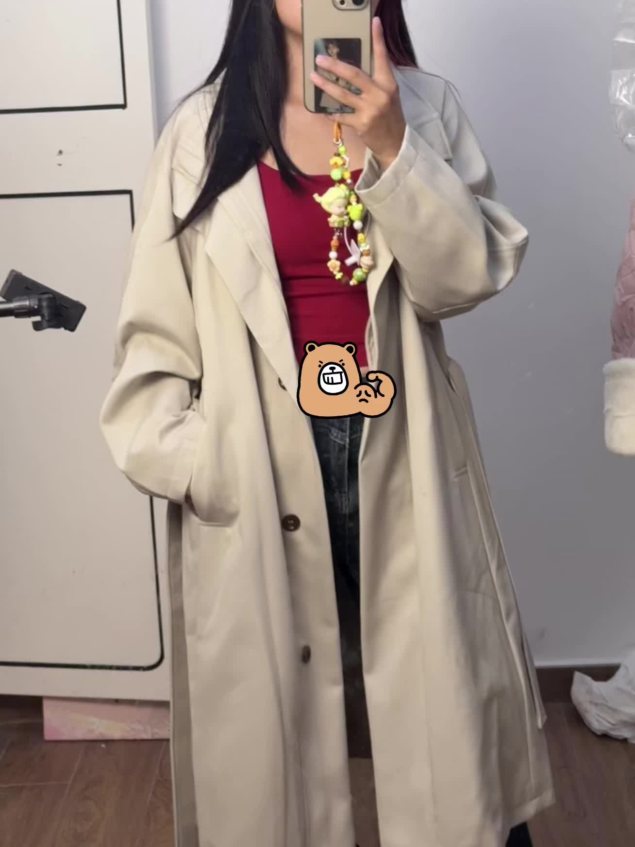 小个子风衣外套 #今日穿搭 适合小个子穿的长款风衣外套来啦,#风衣穿搭 #小个子穿搭 #今天穿什么 #舒适又时髦的穿搭