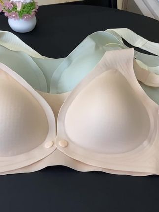 #哺乳期 穿来穿去还是这种前开扣的方,便,单手解扣就能操作!轻薄亲肤柔软,透气不闷,热,面料高弹不勒肉,聚拢提拉。#孕期 #孕期记录 #打开暑假的100种方式