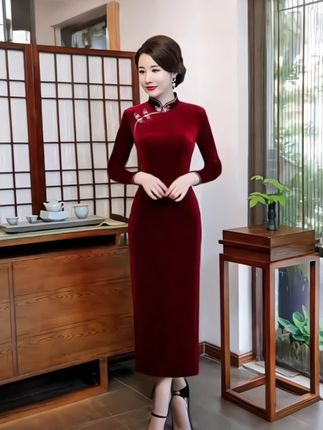 #优雅气质 #旗袍美人 #好身材好气质 #旗袍秀一秀女子好温柔