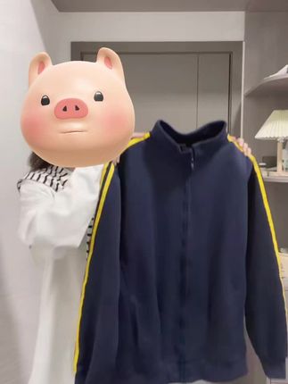 CKKOR春秋新款美式复古设计感小众百搭开衫卫衣宽松长袖上衣外套 #春秋款#百搭#宽松#时尚