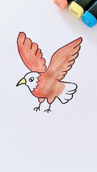 简笔画老鹰🦅 #一学就会的简笔画 @抖音小助手 @抖音作者助手