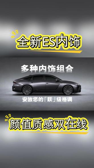 26款雷克萨斯ES 4大内饰色,你会怎么选? #雷克萨斯 #全新一代ES跃级而来 #全新一代ES开启预售 #全新一代ES #凌志