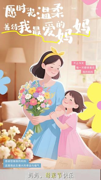 妈妈,母亲节快乐 #母亲节 #成长日记