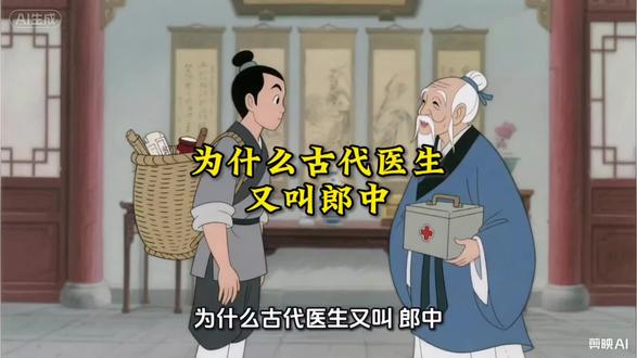 为什么古代医生又叫郎中?#历史冷知识#传统文化#历史#冷知识#知识分享