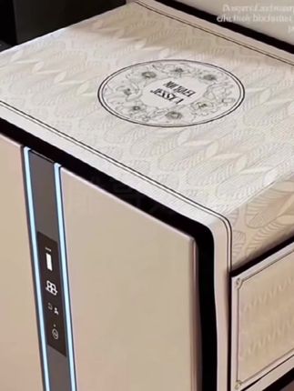 MAIXUAN/麦轩高端冰箱盖布防尘布罩双开门单开门冰箱顶遮尘布盖巾#家居好物 #高端大气上档次 #冰箱盖布#防尘罩