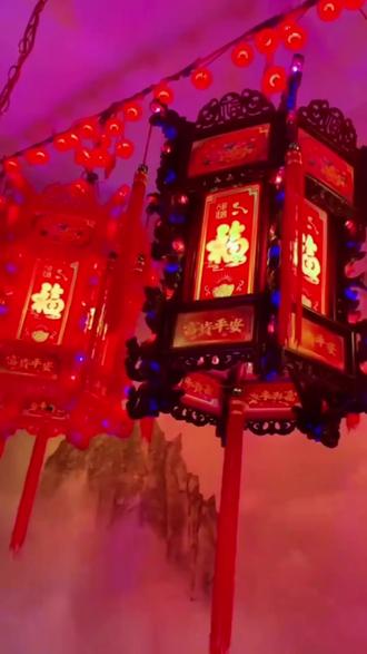 中式仿古塑料六角龙灯宫灯 LED 旋转灯笼中国风古典新年阳台高档#六角龙灯宫灯 #灯 @DOU+小助手 @DOU+上热门