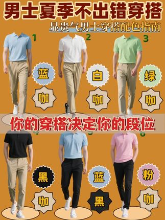 #颜色搭配 #夏日穿搭 #polo衫穿搭 #品质男装 #搭配技巧 @DOU+上热门 @DOU+小助手 @抖加🔥上热门🔥dou+🔥热点宝