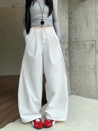 小个子女生超级推荐的一条阔腿裤,只有裤型没有腿型,显瘦又洋气#休闲裤 #女裤 #阔腿裤 #阔腿裤女 #百搭神裤
