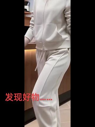 慵懒风休闲运动套装女2025秋季新款时尚洋气连帽卫衣阔腿裤两件套