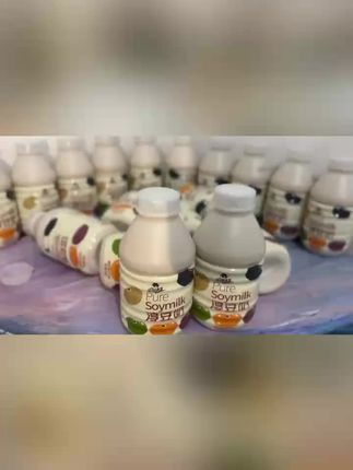 沪派先生淳豆奶0防腐剂0香精!冬天加热更好喝!