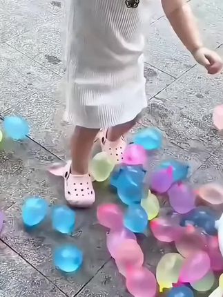 水气球#快速灌注#自动打结#夏日打水仗神器#水汽球#水弹