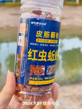 #红虫蚯蚓颗粒 #红虫蚯蚓颗粒窝料 #饵料窝料 #钓鲫鱼 #钓鱼