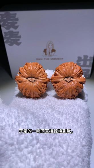 公益安排100对文玩核桃 第十七期 今日开箱麦麦核桃 她家居然每一对核桃都毕业,每一对都是孤品?#麦麦核桃 #白狮子 #麦麦核桃开箱