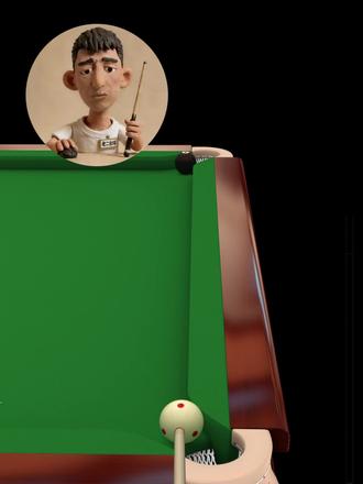 扎杆画弧线实战应用 打台球的都是好兄弟 扎杆画弧线是台球高级杆法,核心是通过 “高杆尾倾斜 + 中下部加侧旋”,让母球与台面摩擦产生横向速度,形成弯曲轨迹,多用于绕过障碍解球或精准走位。
核心原理
杆尾抬高后,杆头自上而下击打母球中下部并施加侧旋,母球同时获得前冲力与强烈旋转。台呢摩擦使旋转转化为横向速度,轨迹逐渐弯曲。杆尾越高、侧旋越强,弧线越陡且出现越早;力量越大,弧线出现越晚。
动作要领(分阶)
手架与站位:用高手架(手指拱起,掌根贴台),大臂贴身稳定;大幅度弧线可用悬空凤眼手架。身体向击球侧倾斜,后手握杆向前移,便于垂直发力。
角度与打点:小弧线杆尾抬 45° 左右,击打中下部加侧旋(左弧线打右侧,右弧线打左侧);大弧线角度升至 65°–90°,打点更靠下,侧旋更强。
发力与出杆:以轻到中力为主,出杆中等偏快,手腕与手臂协同发力,击球后要有随杆延伸,避免急收杆,确保旋转充分传递。
实战与练习
小弧线:瞄准弯心,45° 杆尾,中力加塞,适合轻解障碍或袋口走位。
大弧线:高杆尾 + 悬空手架,强下旋加中等侧旋,后拉幅度加大,控制难度高。
练习建议:先在无障碍球时练小弧线,固定角度与打点,再逐步增加杆尾高度和侧旋强度,最后加入障碍球实战。
关键禁忌
避免发力过猛(弧线失控)、无随杆延伸(旋转不足)、手架不稳(打点偏差)。记住 “左塞右弯、右塞左弯”,角度与旋转匹配才能精准控弧。
#台球 #台球教学 #台球是一种生活 #天天台球 #抖音小游戏