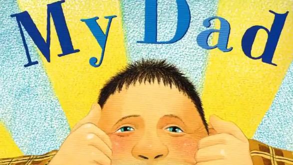 My Dad by Anthony Browne 故事以孩子的口吻展开,用重复的句式 “这是我爸爸,他真的很棒!” 贯穿全书,构建起对父亲的崇拜与赞美:
全能守护者:爸爸穿着标志性的黄格子睡袍,叉腰赶走象征危险的大野狼,保护家人安全。他能轻松跳过月亮、走高空绳索,甚至在运动会上跑赢 100 人,展现出超人般的力量与勇气。
生活中的英雄:爸爸食量如马、游泳如鱼,强壮如大猩猩,却也能像泰迪熊一样温柔地拥抱孩子,睡前轻声讲故事。他既是 “伟大的舞蹈家”“了不起的歌唱家”,也是踢足球的高手,用幽默和陪伴填满孩子的日常生活。
智慧与温暖并存:爸爸像猫头鹰一样聪明,能解答数学题、修剪树木,但偶尔也会做傻事(如把头发剪成扫把形状),让孩子看到他真实可爱的一面。故事结尾,爸爸搂着孩子,身后是温暖的太阳,传递出 “他永远爱我” 的永恒承诺。