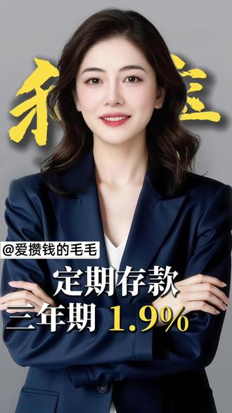 存款选“恒丰银行”,三年定期最高1.9% ,岁享版2000元起存,全国性股份制银行值得信赖。日照位置济南路396号,记得到网点找小毛#存钱 #存款#利率#定期存款#银行
