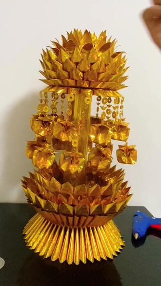 柿柿如意莲花灯教程(4/8) 莲花底座
