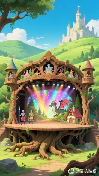 AI原创歌曲:童话的奇幻舞
