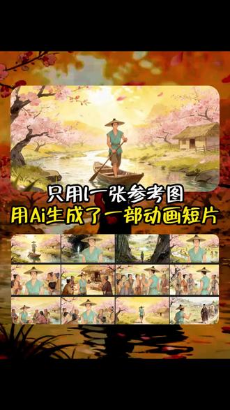 你敢信吗,一个参考图竟然能直击生成一段ai动画短片#ai动画 #ai教程 #ai新星计划 #ai马呀
