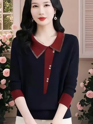 #强烈推荐 #这也太好看了 #优雅气质 #百搭上衣 #针织衫