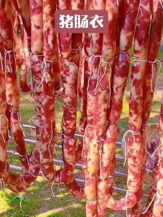 #猪肠衣 #自制腊肠 #猪肠衣灌香肠 #猪肠衣推荐 #肠衣