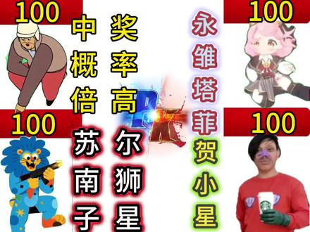 苏尔南狮子星和中奖概率倍高PK永雏塔菲和贺小星 #贺小星 #苏尔南狮子星 #中奖概率倍高 #永雏塔菲