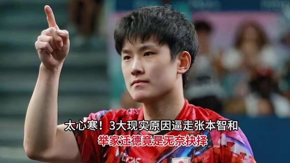 太心寒!3大现实原因逼走张本智和,举家迁德竟是无奈抉择 #张本智和张本美和 #新秀 #交换你镜头里的夏天