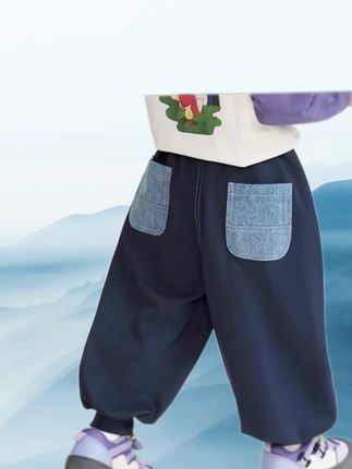 #儿童休闲裤 #面料柔软舒适#萌娃穿搭#春秋长裤