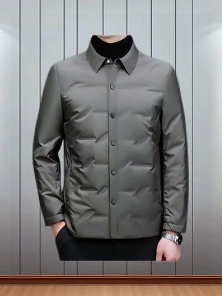 #品质男装 #简约大气 #羽绒服 #外套穿搭 #秋冬穿搭