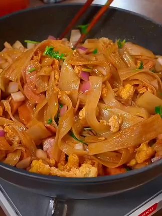 #烤冷面 #美食教程 #抖音美食创作者 #美食视频