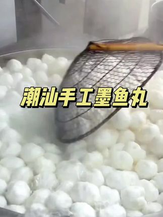 #快来一起尝个鲜 #潮汕特产 #墨鱼丸 #口感特别好吃 #好吃不贵经济实惠