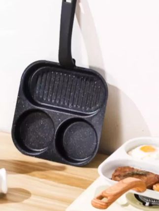 用这个锅做早餐#厨房好物 #煎蛋锅#三孔煎蛋锅 #早餐锅