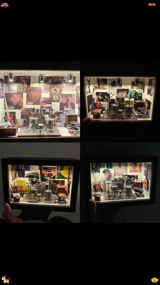 赵雷的小屋材料包周杰伦相框陶喆手工DIY拼装模型摆件礼物小夜灯#赵雷的小屋材 #照片墙 #手机相册 #lightningmoment #pocketlocket