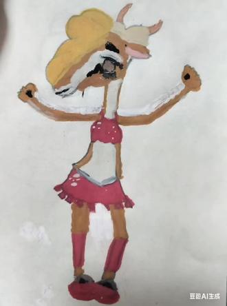 #简笔画#画画#我要上热门 今天画的疯狂动物城里的大明星夏奇羊,我想画一个疯狂动物城人物的系列绘画