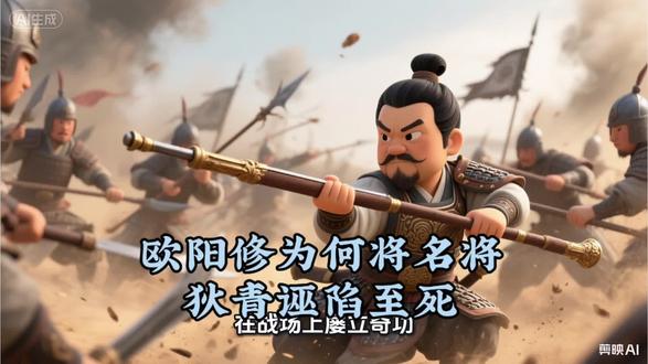 欧阳修为何将大将狄青诬陷至死#历史 #历史人物 #历史人物故事