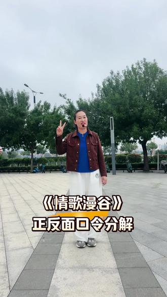 《清歌漫谷》正反面口令分解 #广场舞